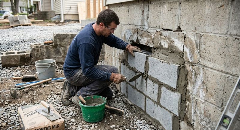 Block Wall Repair in Alvin, TX