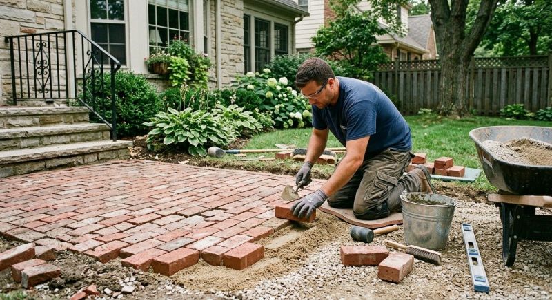 Brick Flatwork Repair in South Houston, TX