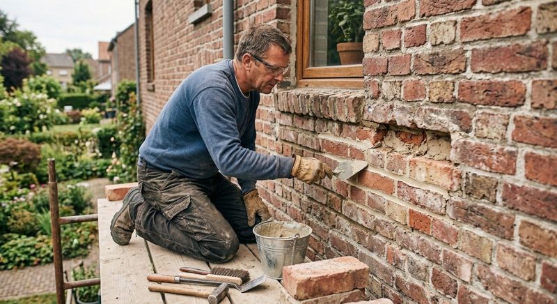 Brick Stairs Repair in League City, TX
