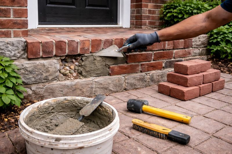 Brick Steps Repair in League City, TX