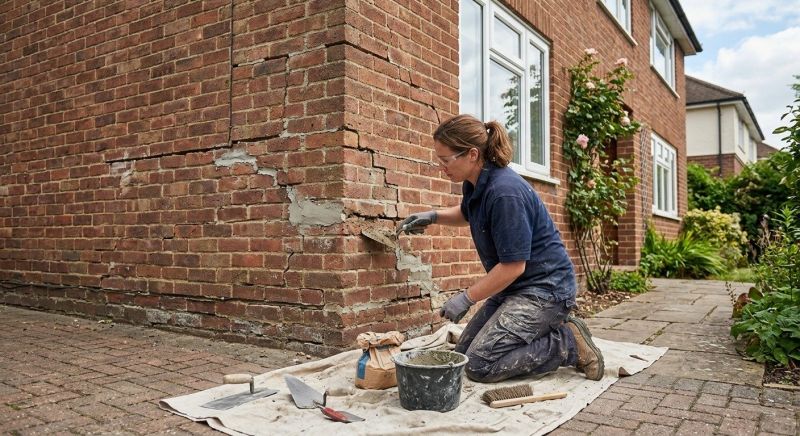 Brick Wall Repair in Dickinson, TX
