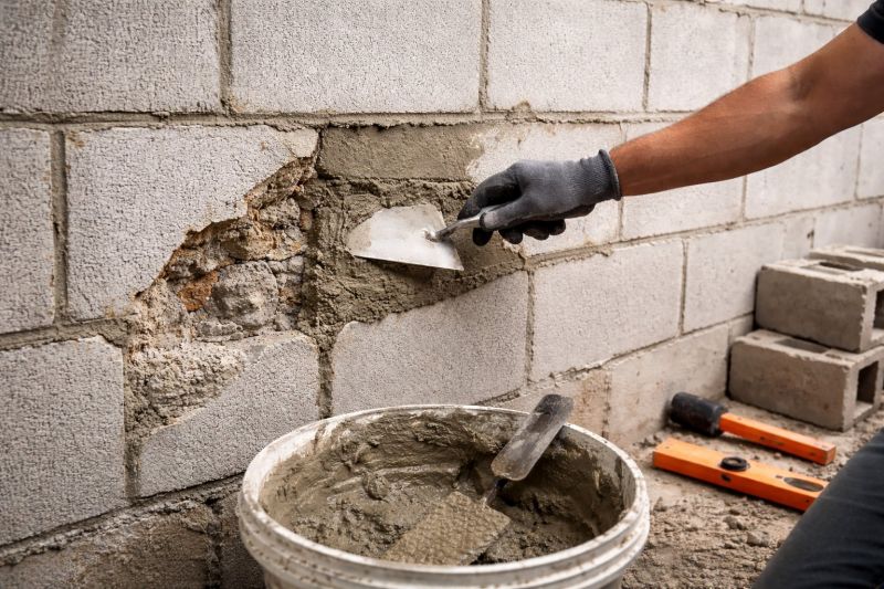 Cinder Block Repair in League City, TX