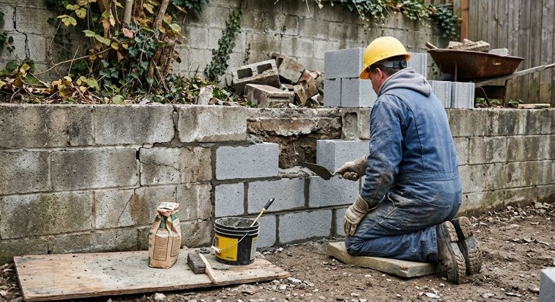 Concrete Block Repair in La Marque, TX