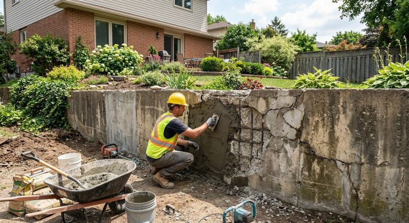 Retaining Wall Repair in Deer Park, TX