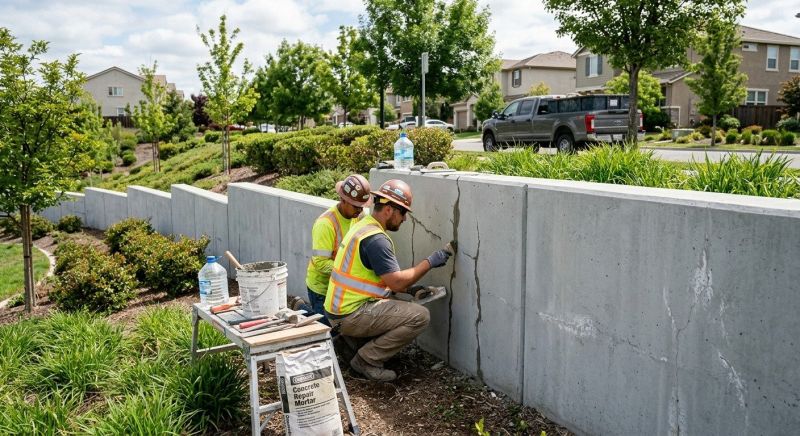 Retaining Wall Repair in Friendswood, TX