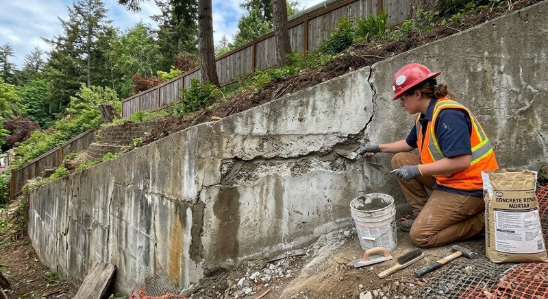 Retaining Wall Repair in Kemah, TX