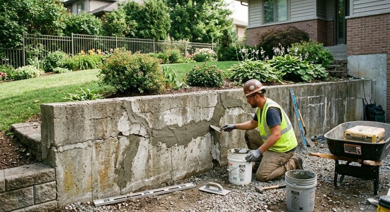 Retaining Wall Repair in Manvel, TX