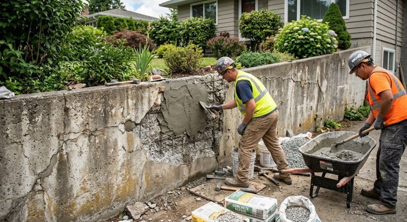 Retaining Wall Repair in Santa Fe, TX