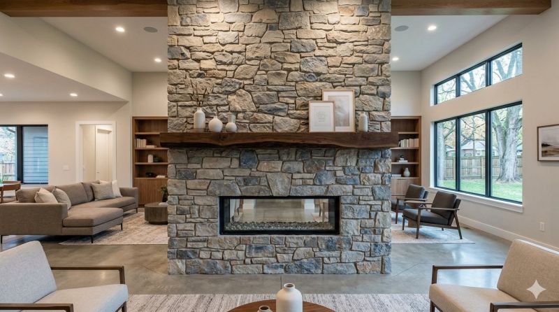 Stone Chimney Installation in Alvin, TX