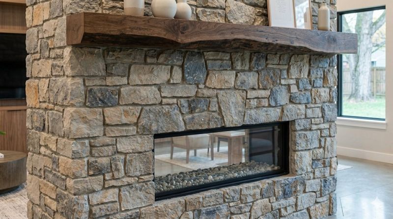 Stone Chimney Installation in Dickinson, TX
