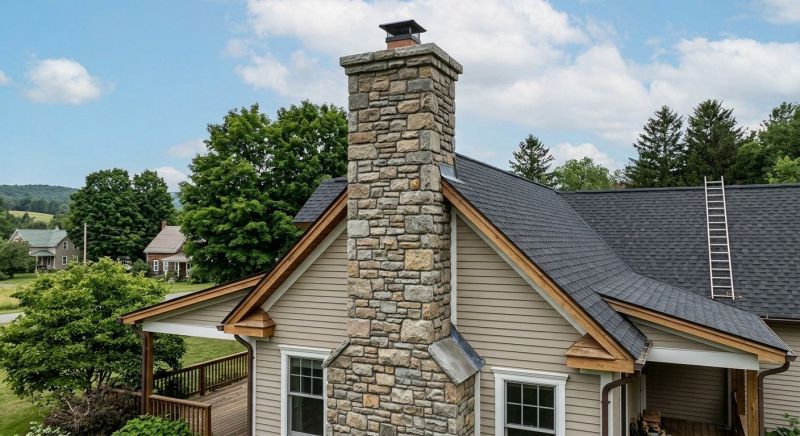 Stone Chimney Installation in Kemah, TX