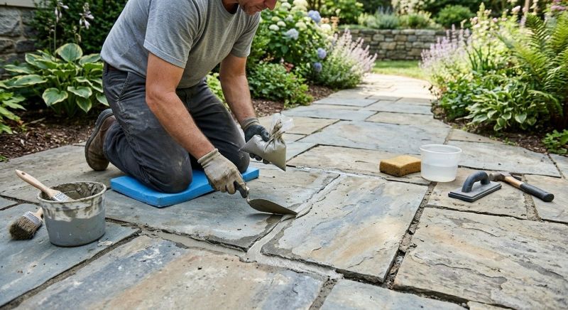 Stone Driveway Repair in League City, TX