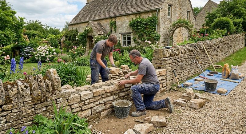 Stone Wall Repair in La Porte, TX