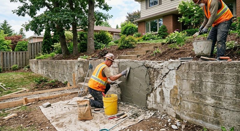 Retaining Wall Repair in Manvel, TX